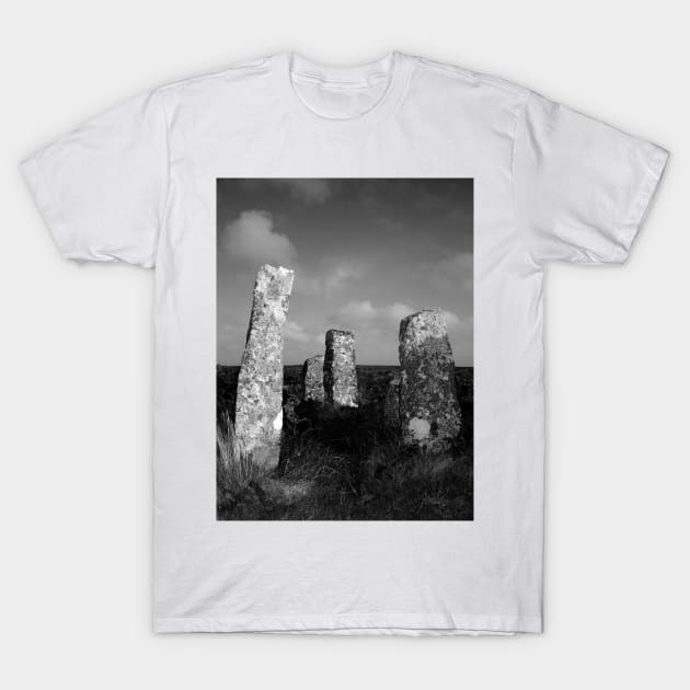 Stones at Zennor Quoit, Cornwall T-Shirt by BarnabyEdwards